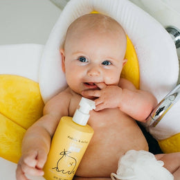 Dabble & Dollop All-Natural Shampoo, Body Wash & Bubbles Lemon