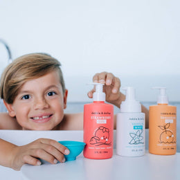 Dabble & Dollop All-Natural Shampoo, Body Wash & Bubbles Strawberry