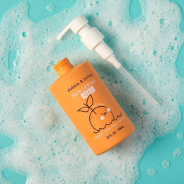 Dabble & Dollop All-Natural Shampoo, Body Wash & Bubbles Tangerine
