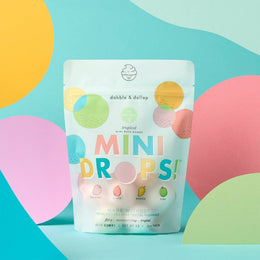 Dabble & Dollop Mini Drops Bath Bombs All-Natural Tropical Scents