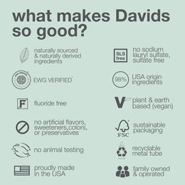 Davids Toothpaste Fluoride Free Strawberry Watermelon