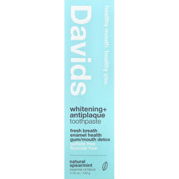 Davids Toothpaste Fluoride Free Spearmint