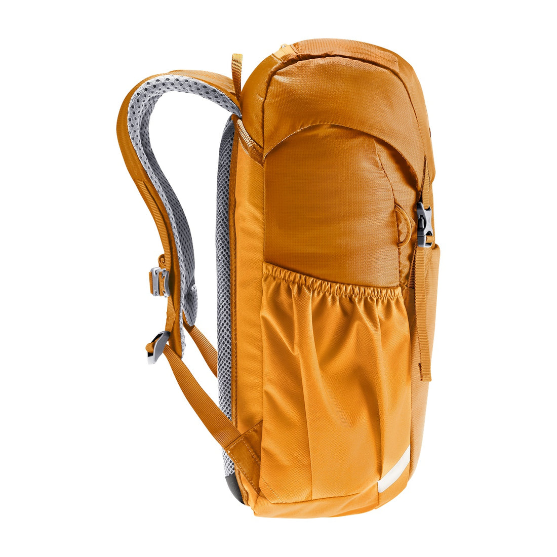 Deuter Junior Kids' Backpack in Maple Amber — right-side view showing elastic side pocket