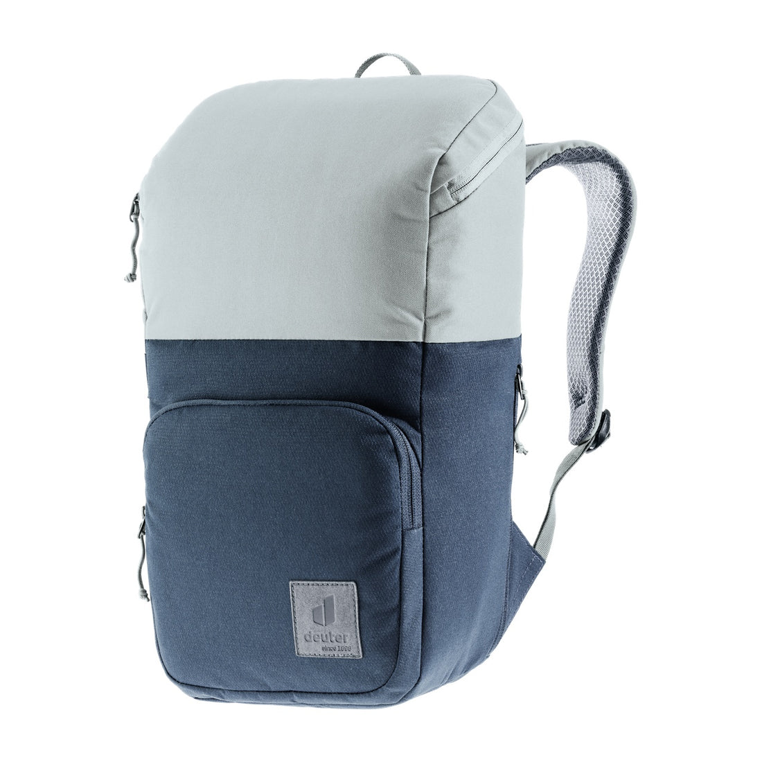 Deuter Overday Kids' Backpack in Ink Sage — straight front view of two-tone backpack