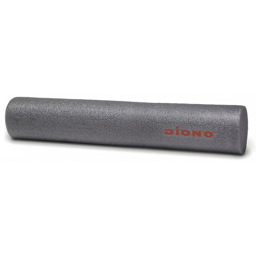 Diono Sit Rite grey travel cushion; foam roller-style car seat accessory with red logo