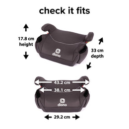 Diono Solana Backless Booster Car Seat