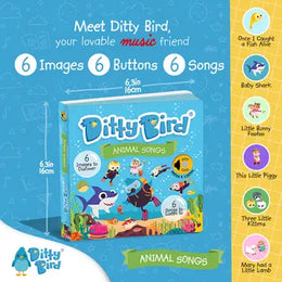 Ditty Bird Sound Book Animal Songs USB-C Rechargeable