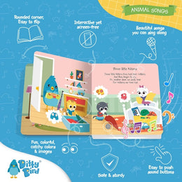 Ditty Bird Sound Book Animal Songs USB-C Rechargeable
