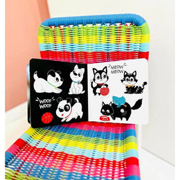 Ditty Bird Sound Book Black and White Animals USB-C Rechargeable