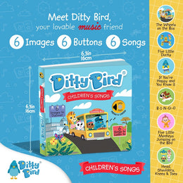 Ditty Bird Sound Book Children's Songs USB-C Rechargeable