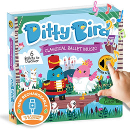 Ditty Bird Sound Book Classical Ballet Music USB-C Rechargeable