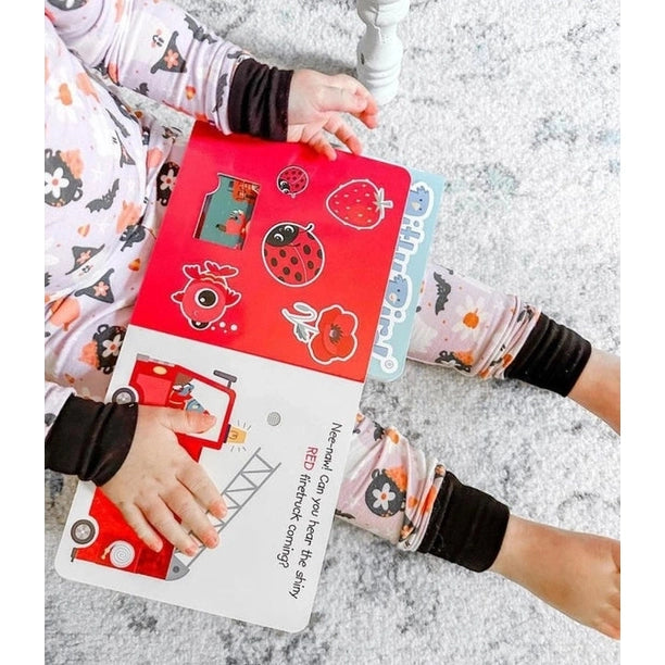 Ditty Bird Sound Book Color Songs USB-C Rechargeable; child taps bright pages to hear colors-themed songs.