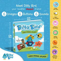 Ditty Bird Sound Book Farm Animal USB-C Rechargeable
