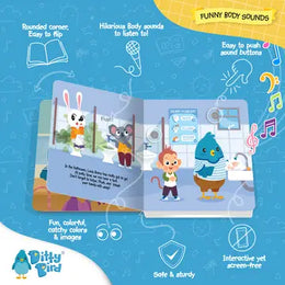 Ditty Bird Sound Book Funny Body Sounds USB-C Rechargeable
