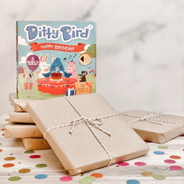 Ditty Bird Sound Book Happy Birthday USB-C Rechargeable