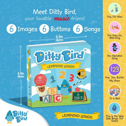 Ditty Bird Sound Book Learning Songs USB-C Rechargeable