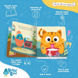 Ditty Bird Sound Book Touch The Cute Animals USB-C Rechargeable