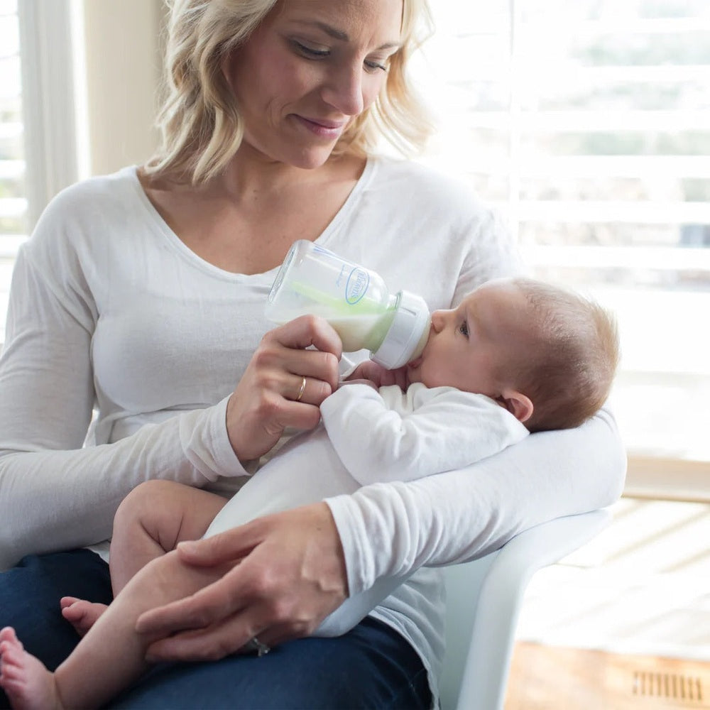 DR Brown S Dr. Brown's Glass Wide-Neck Anti-colic Options+ Baby Bottle 5oz/150ml, product view 5