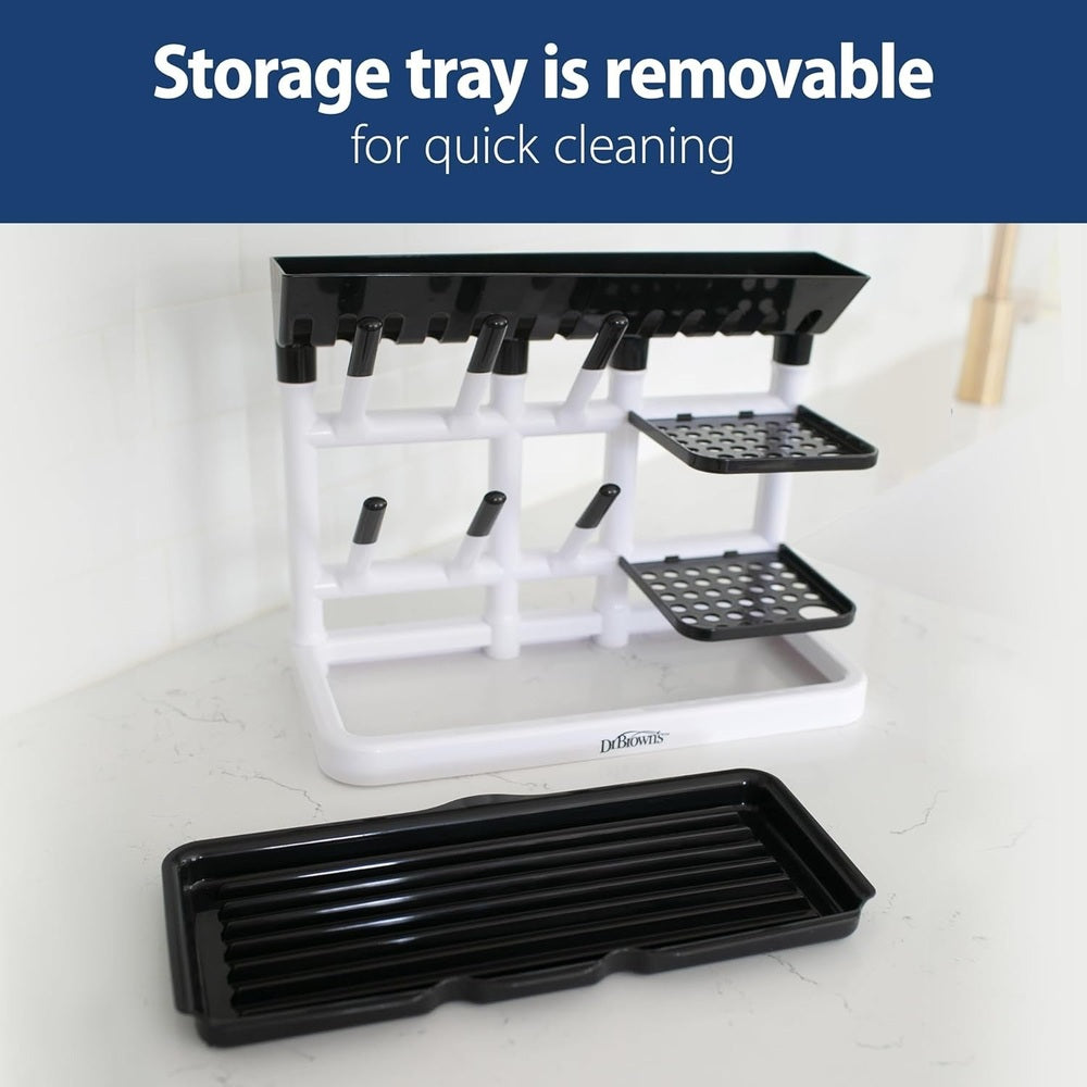 DR. BROWN'S Dr. Brown's Drying Tower with removable ridged bottom tray for easy cleaning img 5/8
