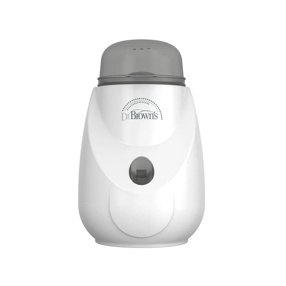 DR. BROWN'S Dr. Brown's Insta-Feed Baby Bottle Warmer and Sterilizer grey vented lid with circular control button on curved body img 1/8