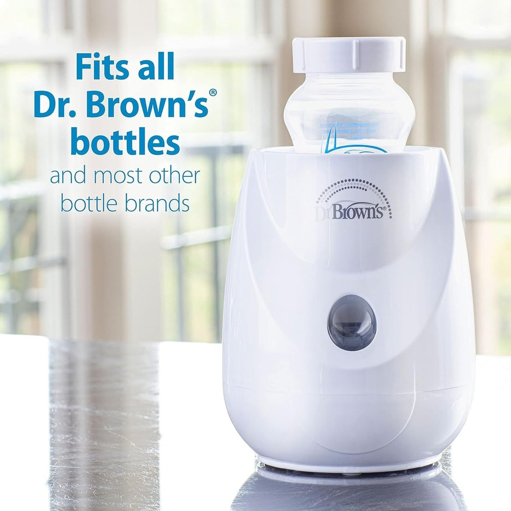 DR. BROWN'S Dr. Brown's Insta-Feed Baby Bottle Warmer and Sterilizer with circular control button and top bottle holder img 4/8