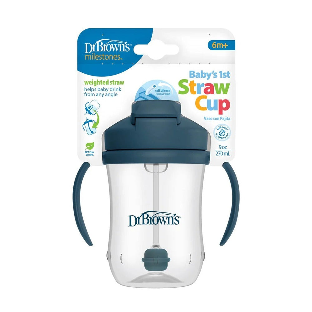 DR Brown S Dr. Brown's Milestones Baby's First Straw Cup 9oz/270ml, product view 14