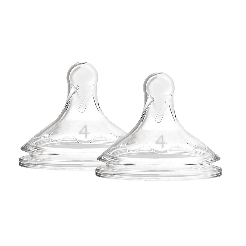 Dr. Brown's Natural Flow Options+ Silicone Wide-Neck Nipple 2-Pack