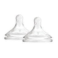 Dr. Brown's Natural Flow Options+ Silicone Wide-Neck Nipple 2-Pack