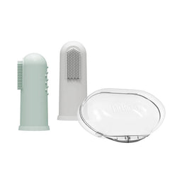 Dr. Brown's Silicone Finger Toothbrush and Storage Case 2-Pack