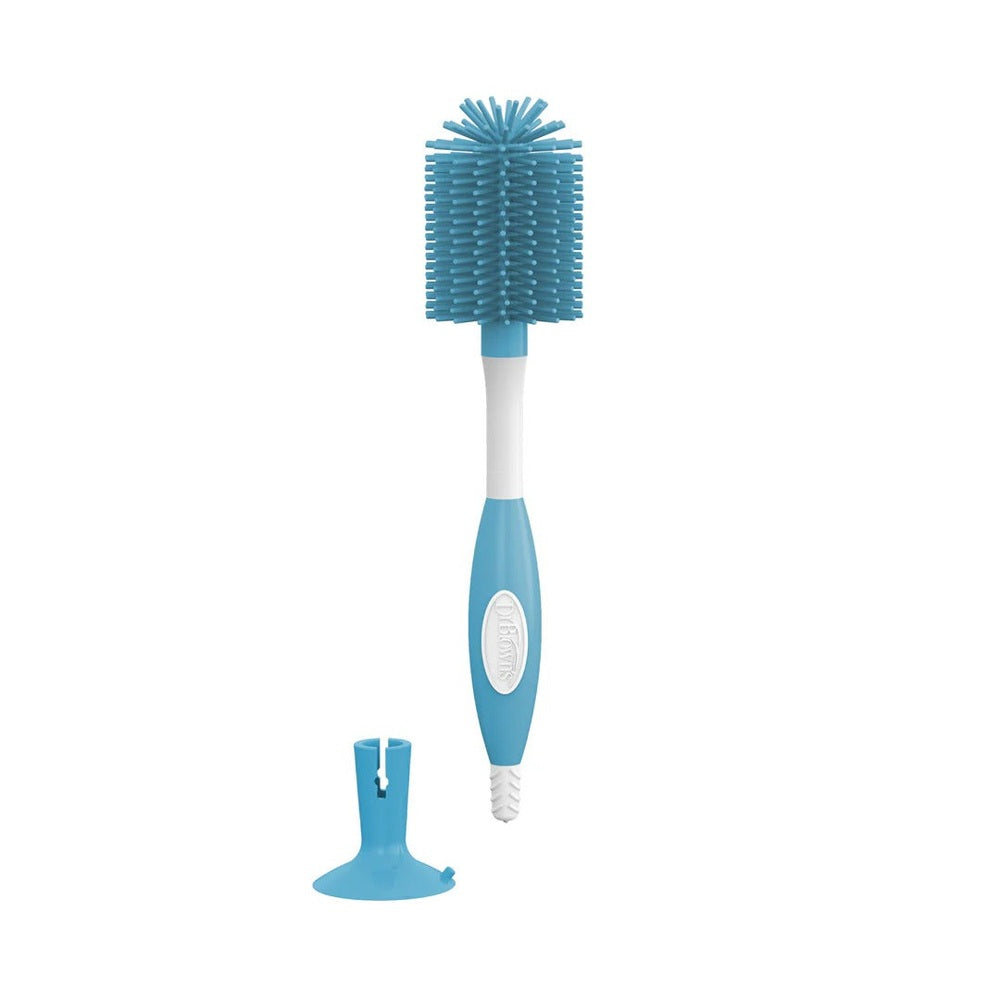 DR. BROWN'S Dr. Brown's Soft Touch Bottle Brush with detachable suction base stand and radial bristles img 5/5