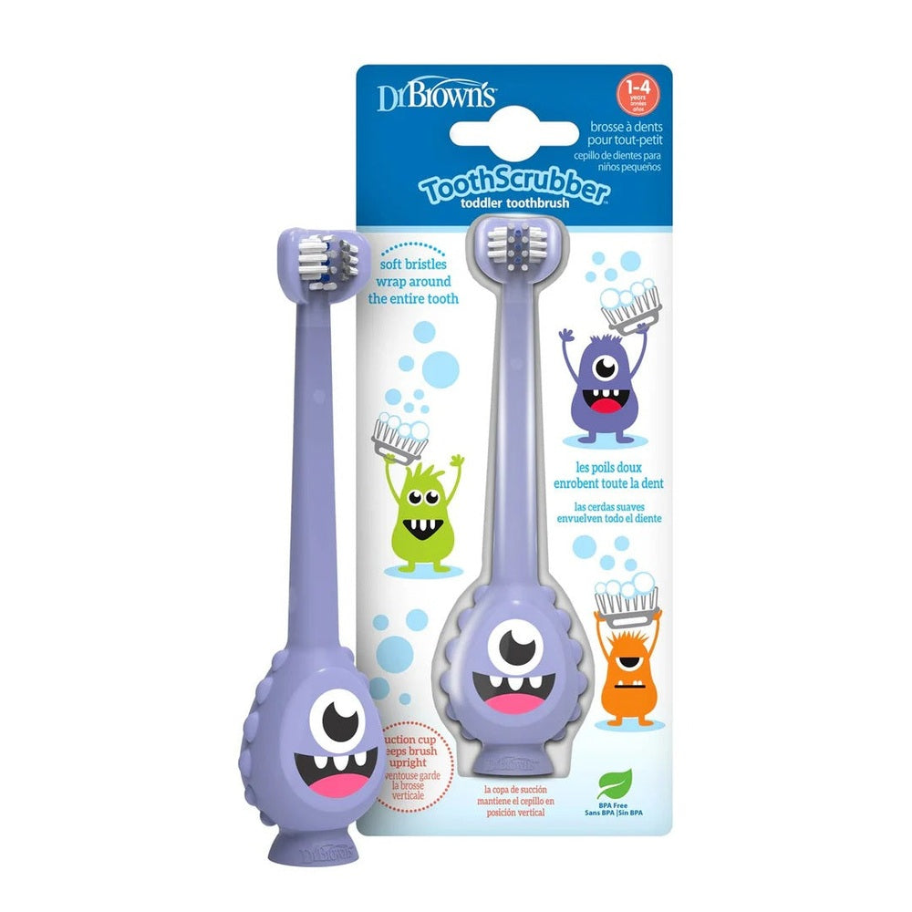 DR Brown S Dr. Brown's ToothScrubber Toddler Toothbrush 1-Pack