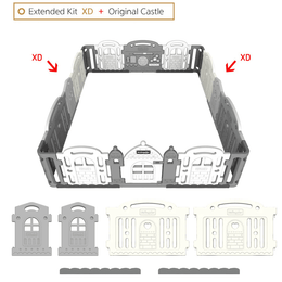Dwinguler Castle Extension Set Downy Grey