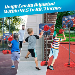 Eagle Stone Kids Basketball Hoop Set Indoor & Outdoor