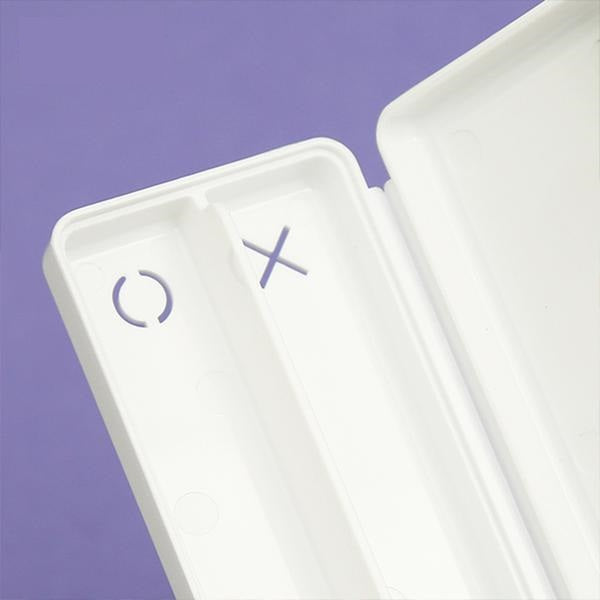 Edison silicone straw case set, white organizer for baby feeding accessories