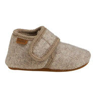 En Fant Baby Wool Slippers Sand Melange