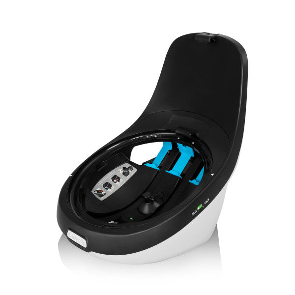 Evenflo Revolve360 Slim 2-in-1 rotational car seat with SensorSafe, black/white base