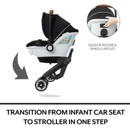 Evenflo Gold Shyft Dualride With Carryall Storage Infant Car Seat And Stroller Combo