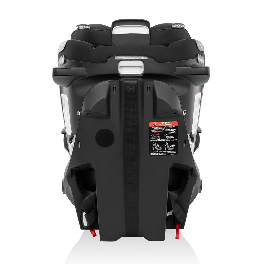 Evenflo Gold Revolve360 Extend in onyx back