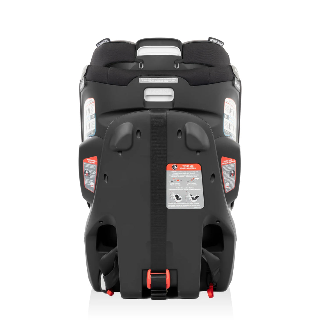 Evenflo Revolve360 Slim obsidian black back
