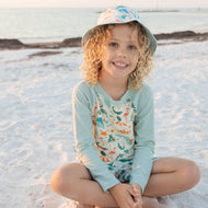 Emerson And Friends Explore Florida Reversible Bucket Hat Beige/Multi