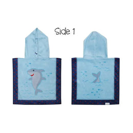 Flapjackkids Cover Up Shark/Nautical