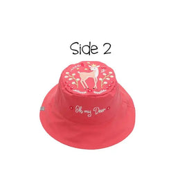 Flapjackkids Reversible Kids Sun Hat Bunny & Deer