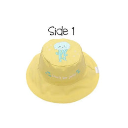 Flapjackkids Reversible Kids Sun Hat Fish & Jellyfish