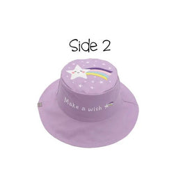 Flapjackkids Reversible Kids Sun Hat Unicorn & Star
