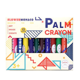 Flower Monaco Palm Crayon 12 Colors