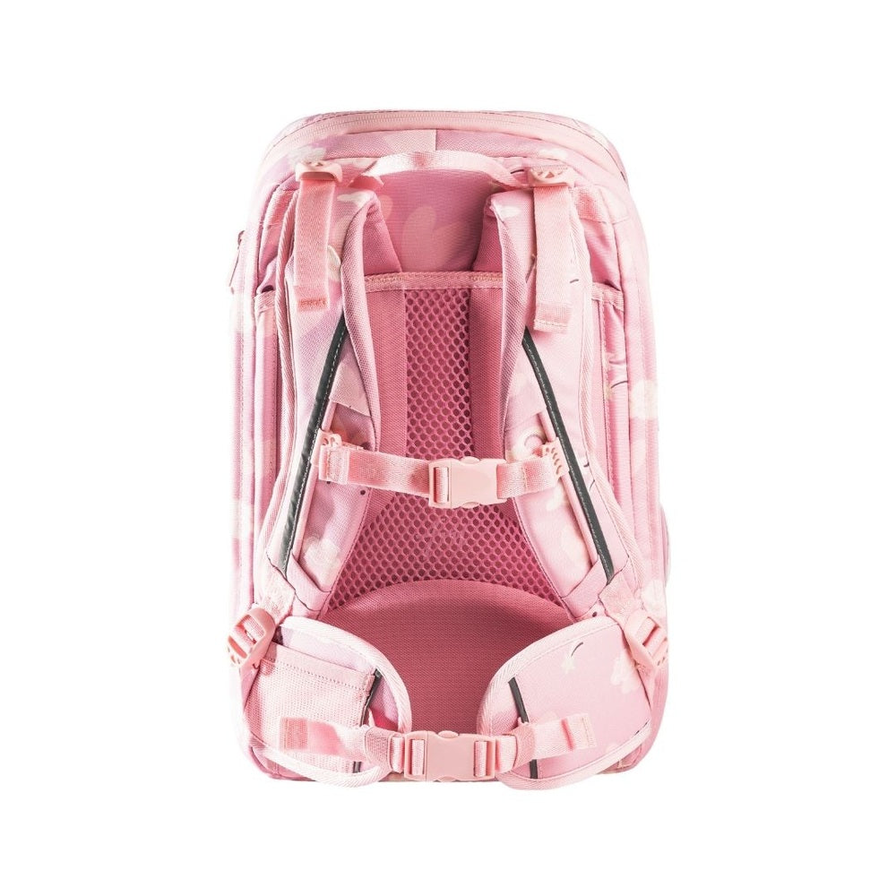 Frii Of Norway unicorn school backpack, pink expandable 22-25L for kids