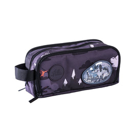 Frii Of Norway School Pencil Case 3-Layer Dino