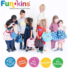 Funkins Insulated Lunch Bag Ladybugs