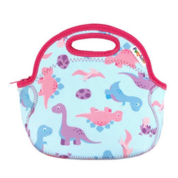 Funkins Insulated Lunch Bag Dinosaurs Pink
