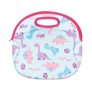 Funkins Insulated Lunch Bag Dinosaurs Pink